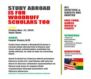 Woodruff flyer